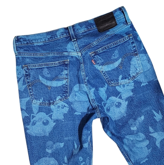 Levis Premium Limited Edition Pokemon Skinny Jeans W29xL28 - Picture 2 of 12